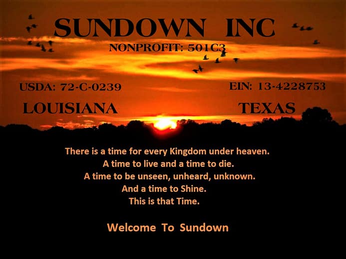 Sundown Inc Animal Rescue Home